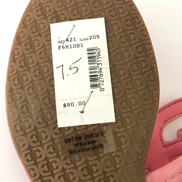 NWT Sam Edelman Pink Thong Sandal - Picture 9 of 12